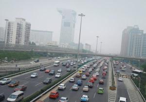 Automobile traffic in China continues to grow rapidly