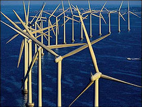 Middelgrunden Wind Farm, near Copenhagen, Denmark