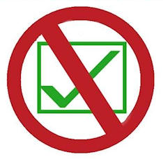 Is no vote a good expression of non-approval of the candidates?