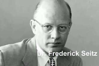Dr. Frederick Seitz, climate change denier; click to see the video
