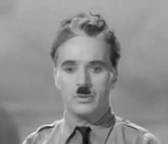 Charlie Chaplin gives a heartfelt speech; click to see the video