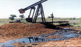Abandoned oil well