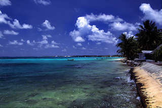 Tuvalu's Funafuti Atoll Beach