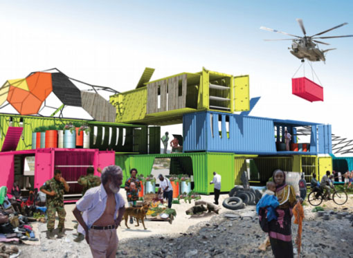 Building homes with shipping container modules Building homes with shipping container modules